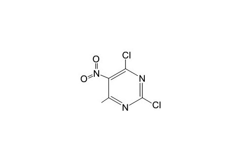 2,4-Dichloro-5-nitro-6-methylpyrimidine(图1)